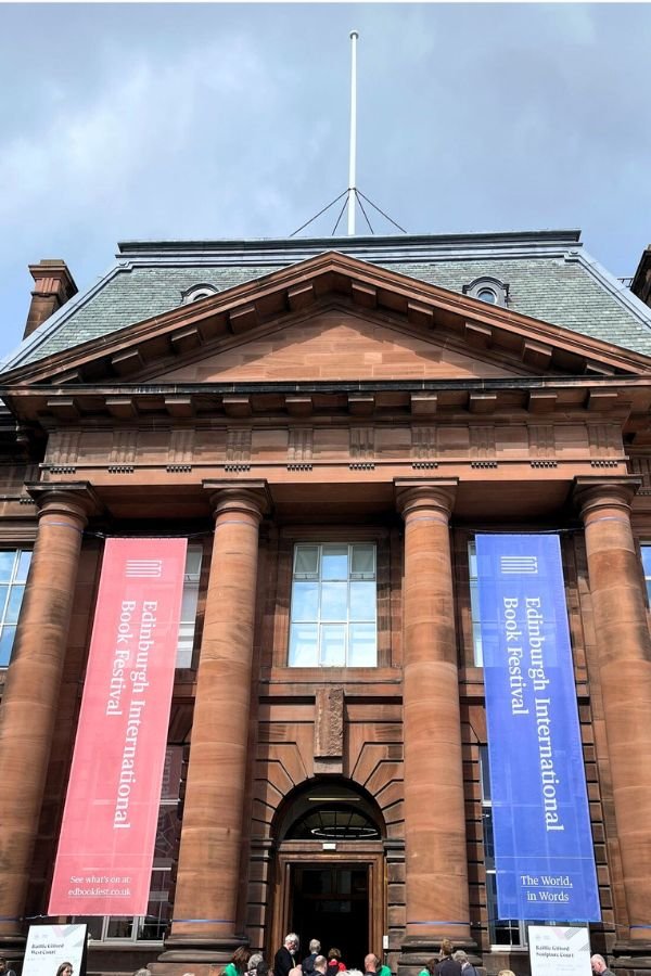 Edinburgh International Book Festival taking place at Edinburgh College of Art.