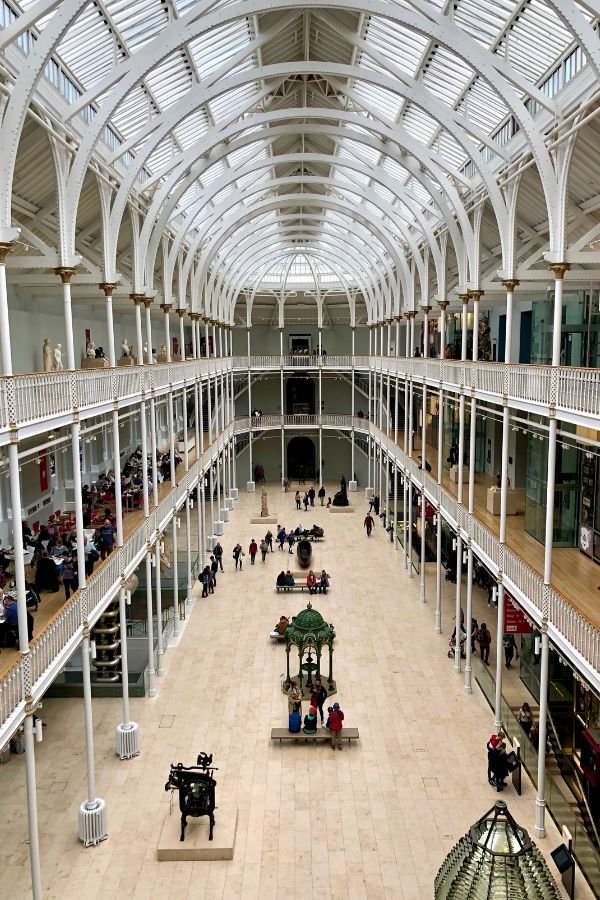 Inside the National Museum of Scotland