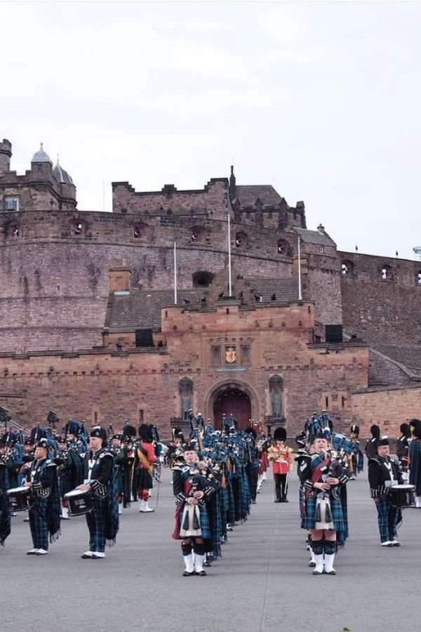 Edinburgh Castle Esplanade showcasing the Edinburgh Military Tattoo.