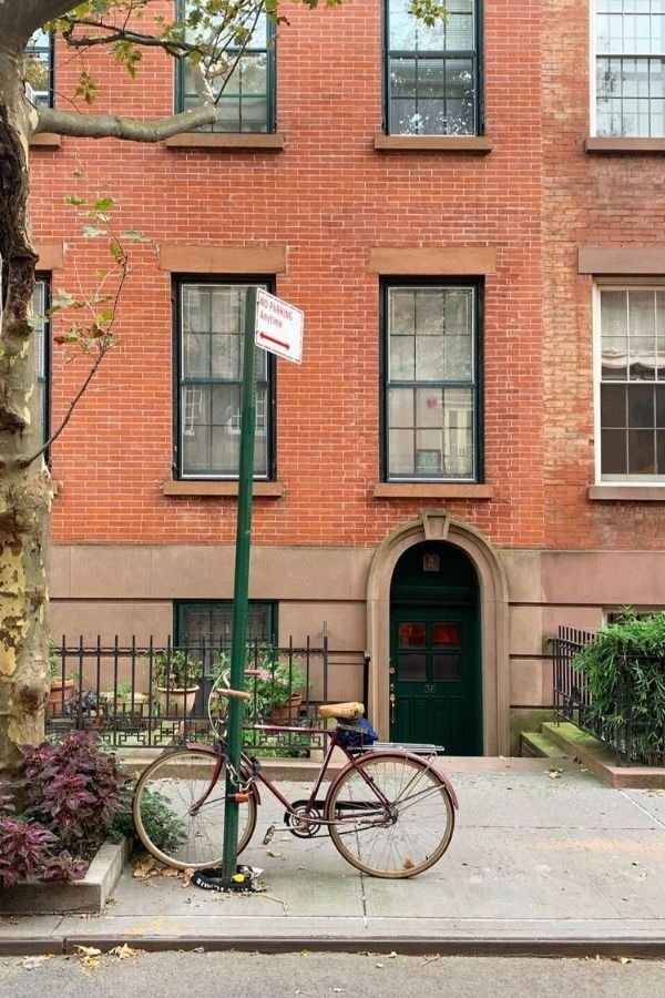 Perry Street, where Carrie Bradshaw, from "Sex and the City" lived in the West Village of New York.