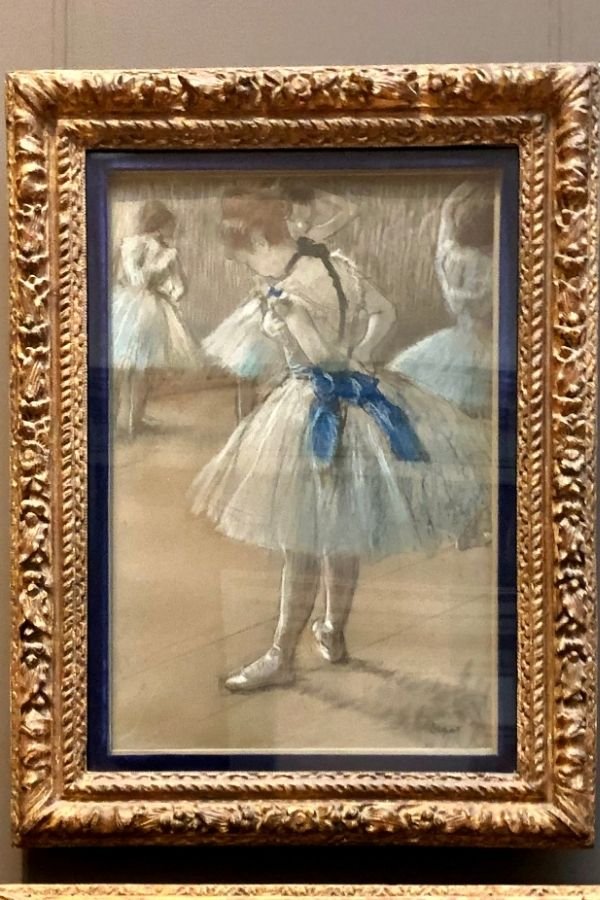 Edgar Degas', Dancer. Displayed in The Met Museum in New York City.