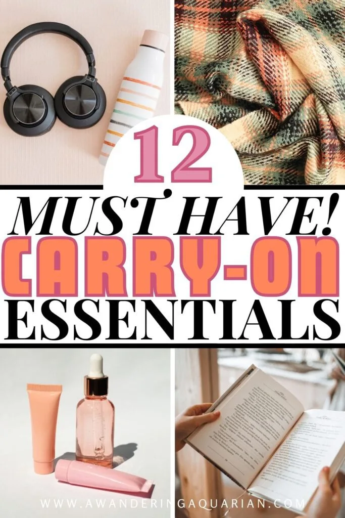 Long Flight Essentials. From skin care, scarves for warmth, books, Kindles, and noise cancelling