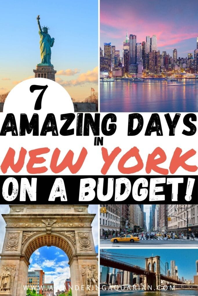 7 Day New York Itinerary on a Budget. Watch the Manhattan Skyline from restaurants and attractions while saving money