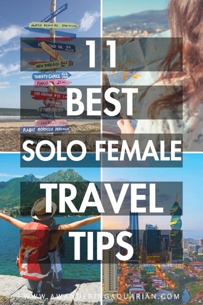 Solo Travel Tips for Women. How to travel, shop, pick accommodation's and more. To help keep women who are travelling solo for the first time safe.