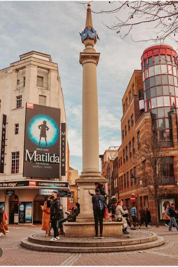 Seven Dials in London, England