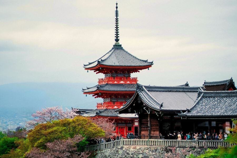 Kiyomizu-Dera Temple in Kyoto City.