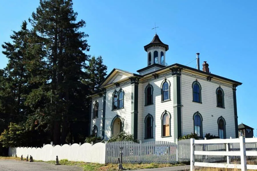Potter School House, Bodega bay, California, west coast road trip