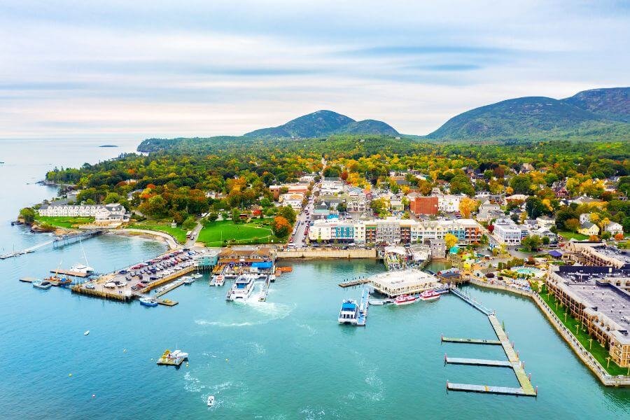 Bar Harbor, Maine, Mount Desert Island, Hancock County, Atlantic Ocean, East Coast, Small Town