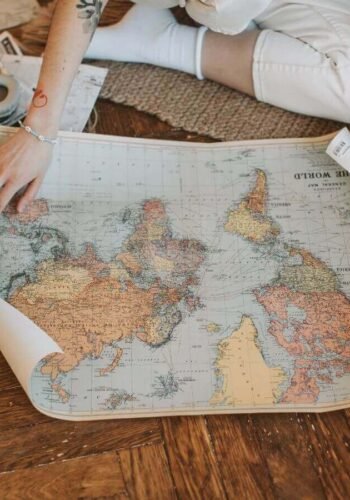 girl with map, travel planning guide, stress-free-travel