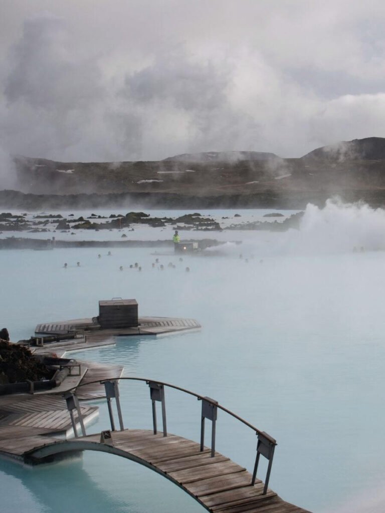 blue lagoon, thermal bath, warm water