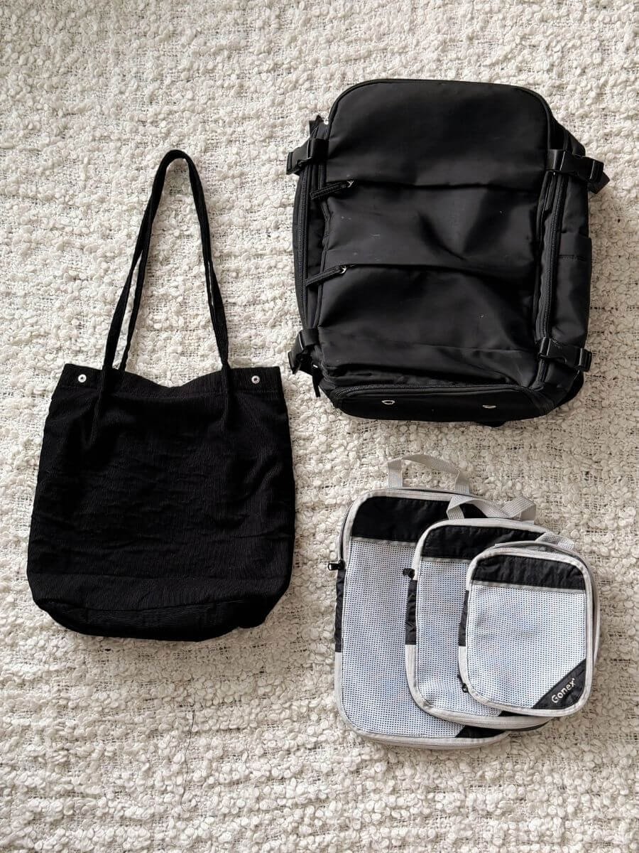 weekend packing list