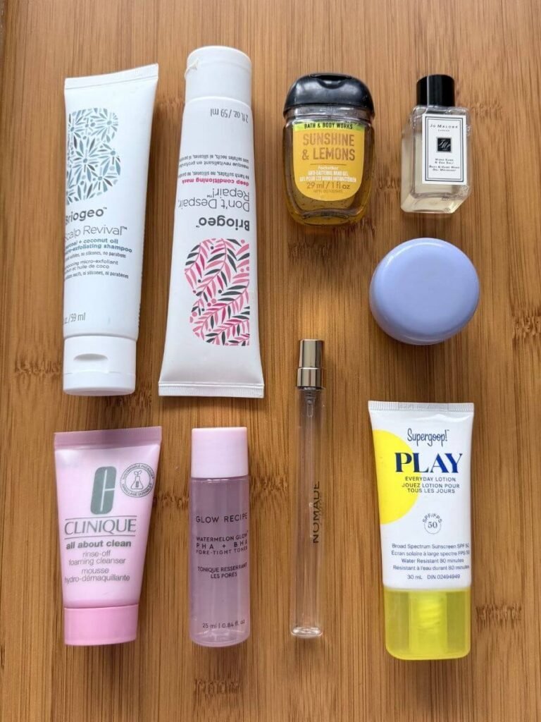 weekend packing list