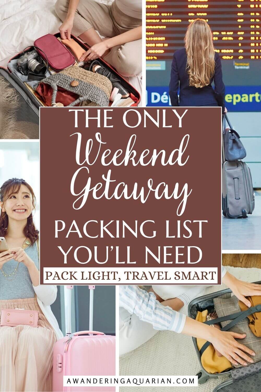 weekend packing list