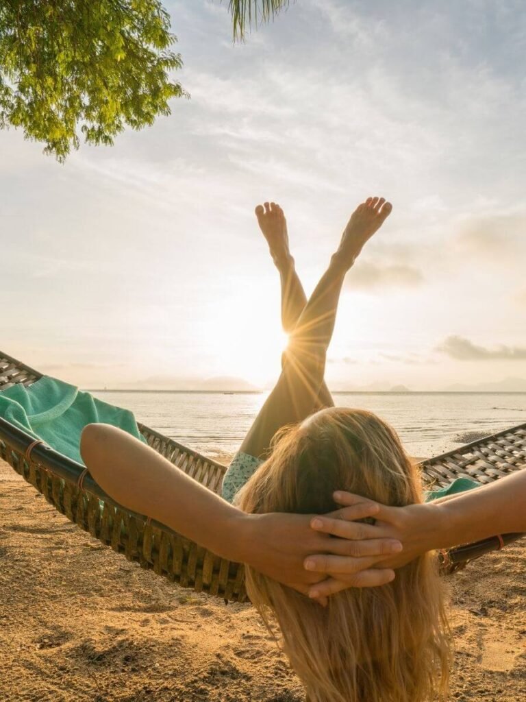 incredible Thailand travel itinerary, girl in hammock