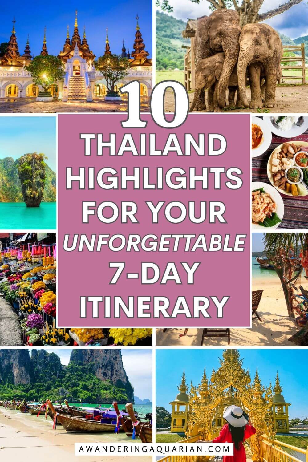 incredible Thailand travel itinerary
